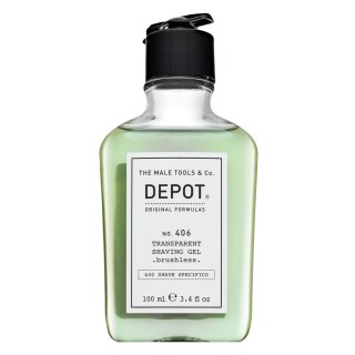 Depot gel za britje No. 406 Transparent Shaving Gel 100 ml