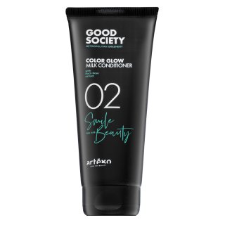 Artègo Good Society 02 Color Glow Milk Conditioner negovalni balzam za sijaj in zaščito barvanih las 200 ml