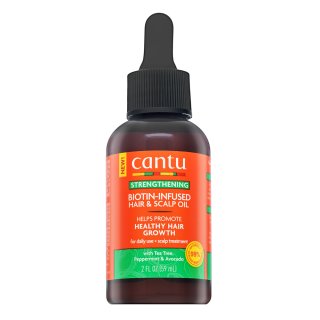 Cantu Strengthening Biotin-Infused Hair & Scalp Oil olje za lase 59 ml