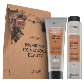 Lakmé Teknia Color Refresh Cocoa Brown Pack šampon + maska za rjave lase 300 ml + 250 ml