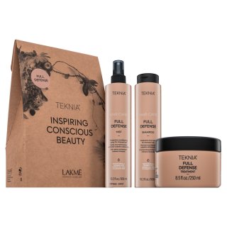 Lakmé Teknia Full Defense Pack nastavite za zaščito las in sijaj 300 ml + 300 ml + 250 ml
