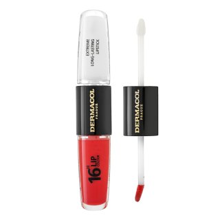 Dermacol 16H Lip Colour Extreme Long-Lasting Lipstick dolgotrajna dvofazna barva za ustnice in sijaj No. 36 8 ml