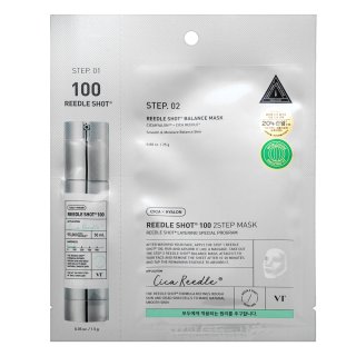 VT Cosmetics Reedle Shot 100 dvofazna obrazna maska 2 Step Mask 1,5 g + 25 g