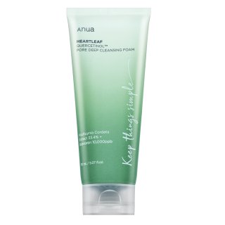 Anua Heartleaf čistilna pena Quercetinol™ Pore Deep Cleansing Foam 150 ml
